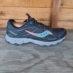 Saucony Grid Escape TR2 Grey Blue Running Shoes